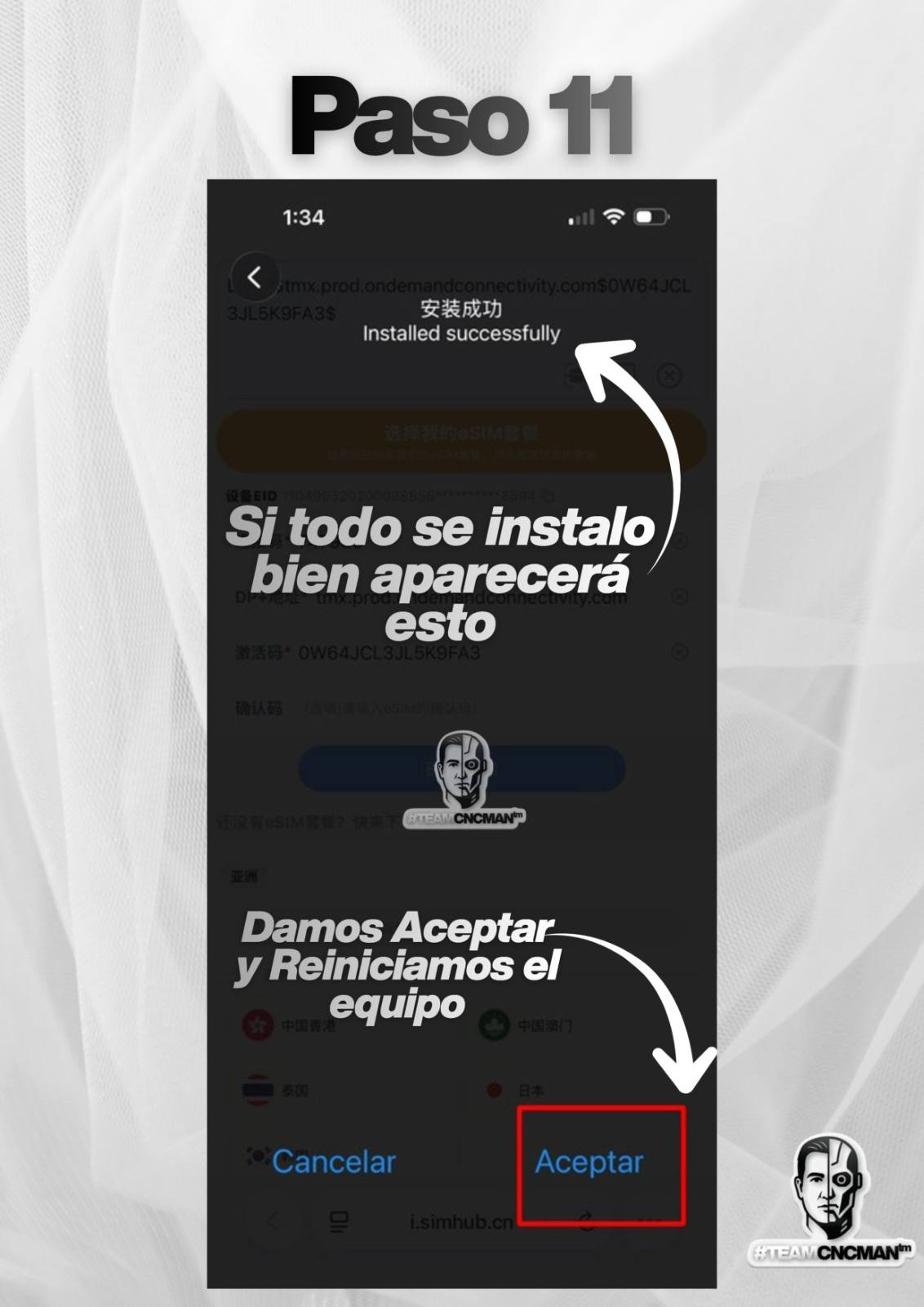 Configuración de e-SIM Flex MEP — página 15