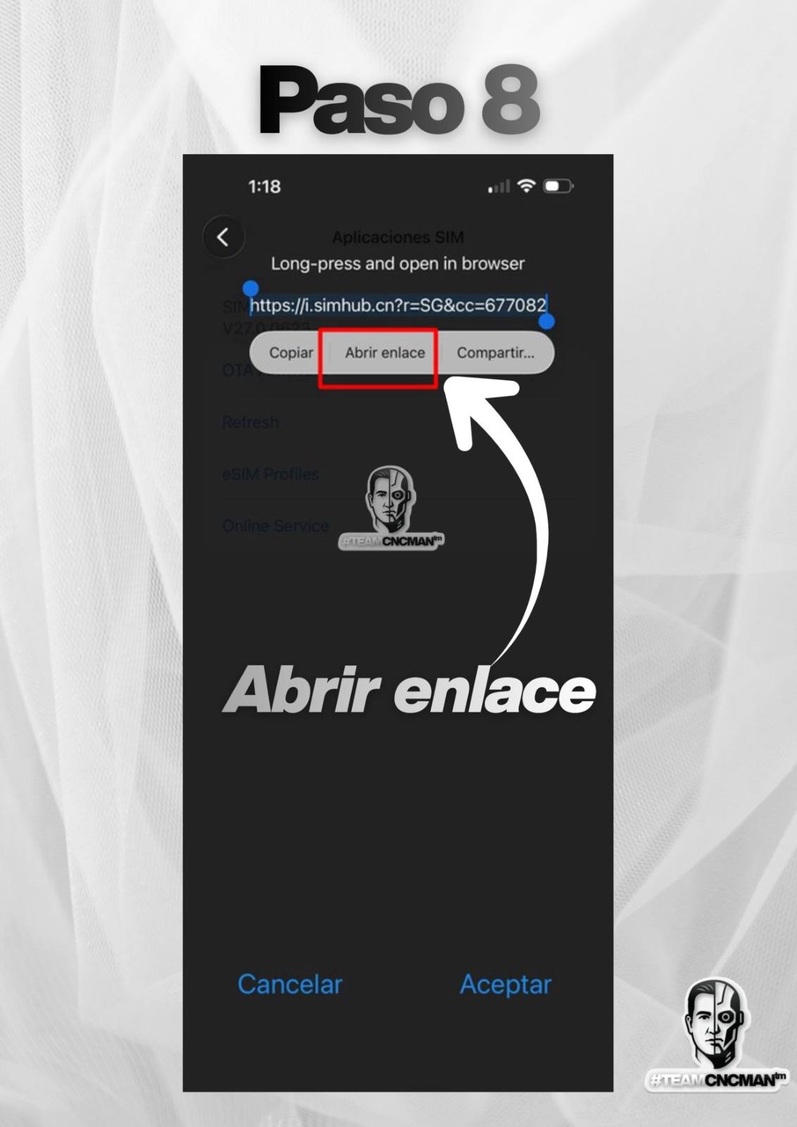 Configuración de e-SIM Flex MEP — página 9