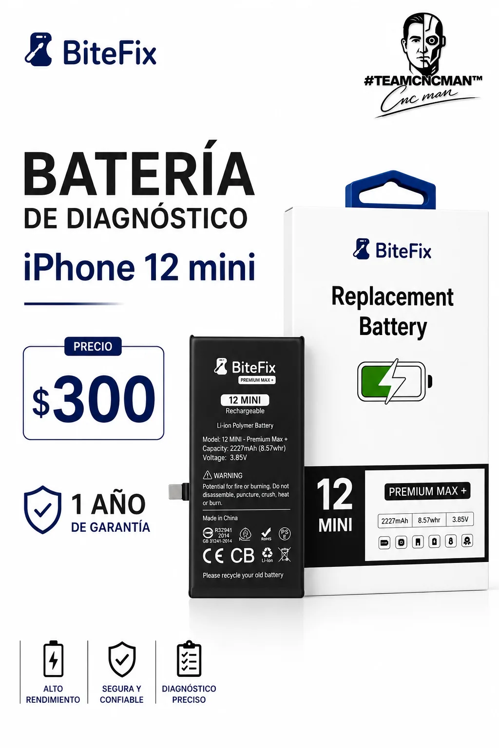 Bateria Diagnostico iPhone 12 Mini
