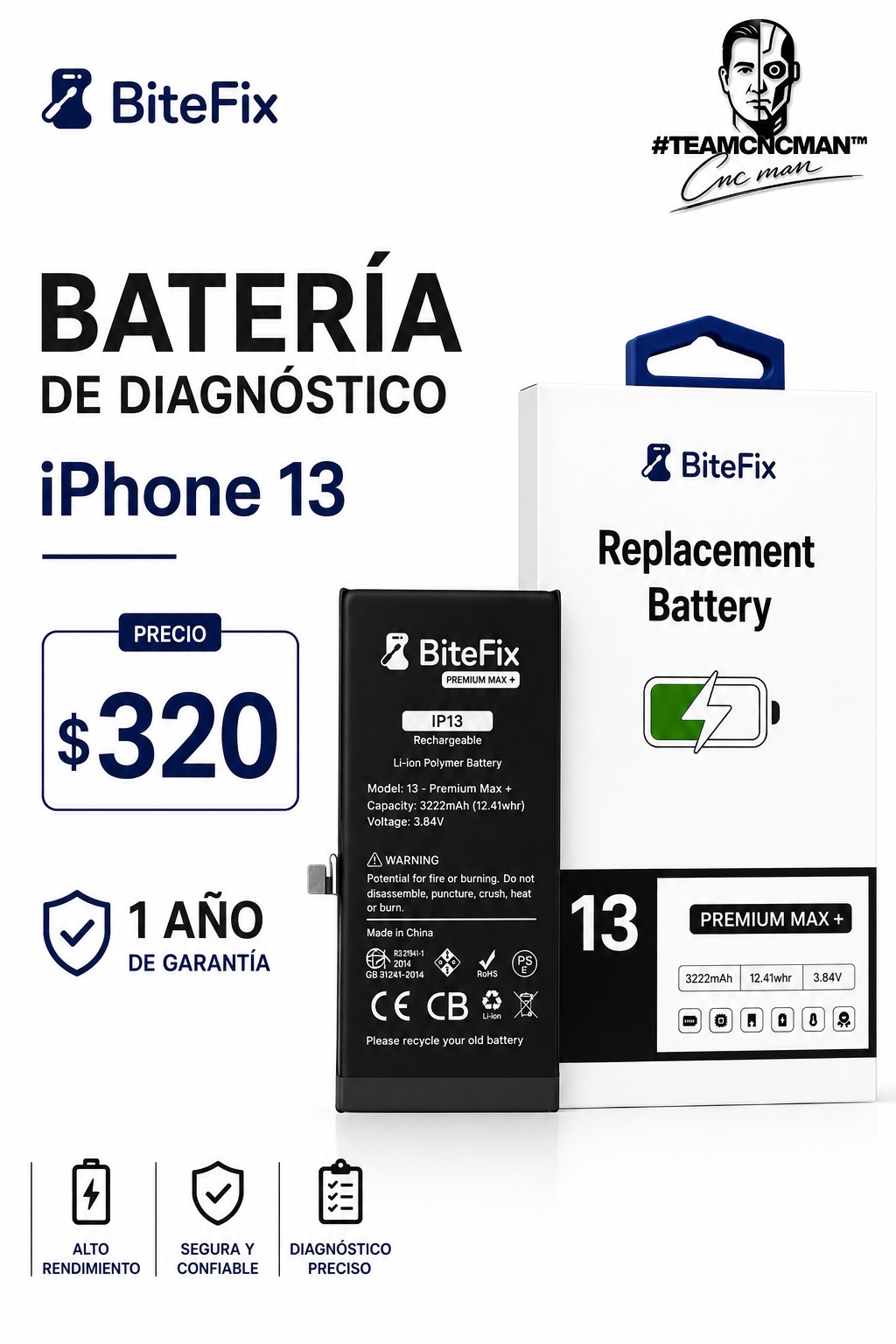 Batería Diagnostico iPhone 13
